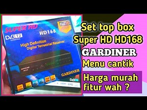 Settopbox SUPER HD HD168 gardiner | CARA setting SET TOP BOX | cara Program settopbox