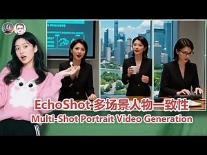 AI视频革命！EchoShot：告别角色“换脸”，一键生成多场景连续短片| EchoShot: Multi-Shot Portrait Video Generation