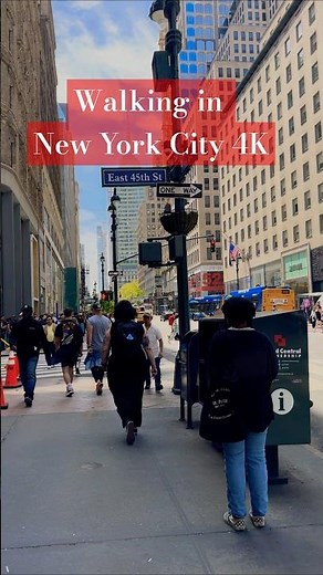 Walking the Streets of New York City | 4K Urban Tour in Manhattan #newyorkcity #nyc