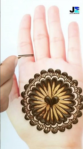 Beautiful Arabic henna mehndi design || simple mehndi design || latest henna design for front hands