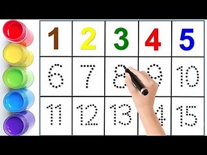 12345 | 123 song | 1234 Number Names | 1 to 15 | 12345 learning for kids| preschool learning video