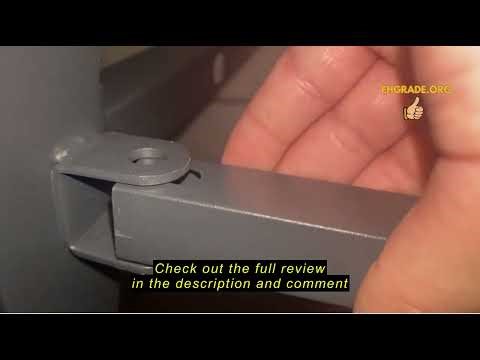 Review HAAGEEP 18 Inch Queen Bed Frame No Box Spring Needed High Platform Bedframes with Storage Siz