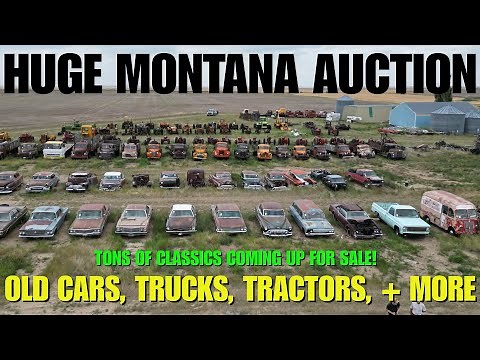 The Massive Dielman Barn Find Collection Auction | Box Elder, Montana 2025