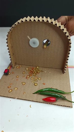 Chilli🌶️ Cutting Project #shorts #diy #electric #project #automobile #experiment #innovation #chilli