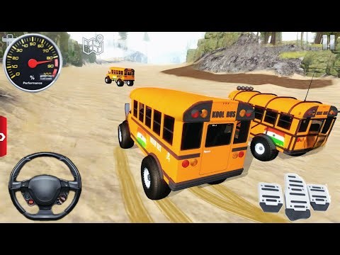 Juegos de Carros - Transport School Bus & Multiple Players Offroad Driving - Android Ios Gameplay