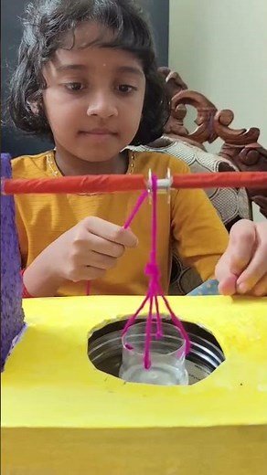 Make your own simple machines #Science project #project for kids #pulley model #simple machines