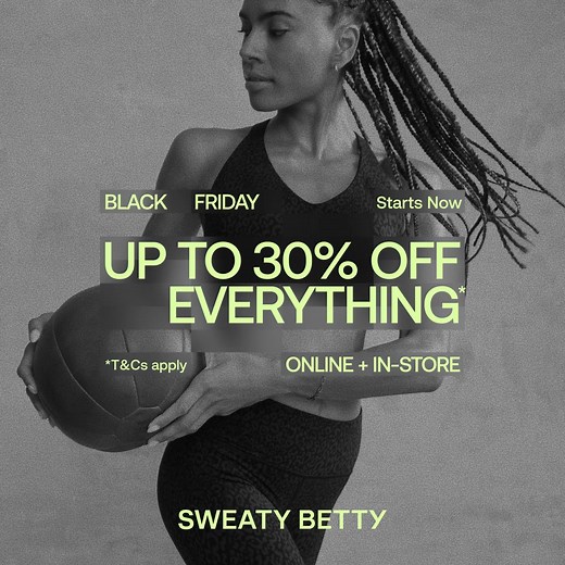 48K views | Need to refresh your workout wardrobe? Perfect timing. Shop our Black Friday Sale now with up to 30% off. | Sweaty Betty | Facebook