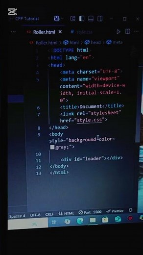 How to create loader in HTML & CSS | How to make loader in HTML & CSS | Loader kaese bnay HTML & CSS