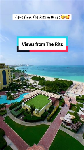 Stunning views from The Ritz-Carlton in Aruba!!! Look at that water! @The Ritz-Carlton #aruba #arubavacationtips #onehappyisland #ritz