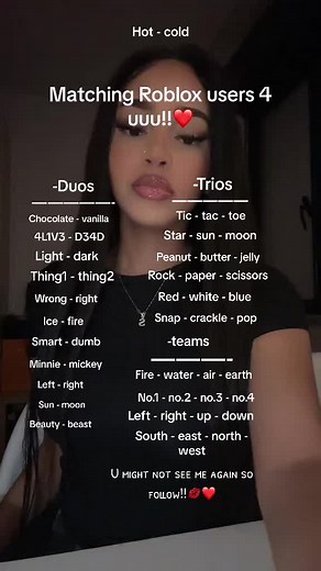 Tic Tac Toe and Matching Roblox Users - Duos, Trios, and Teams