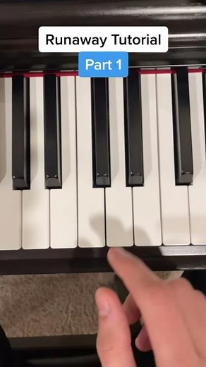 Runaway Piano Tutorial | Kanye | PART 1