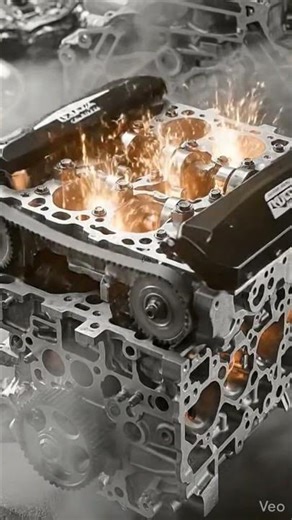 Engine Assembly in 60 Seconds 🔥 Full Engine Build Animation | Satisfying Mechanical Process