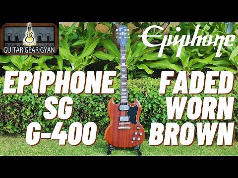 Epiphone SG G-400 Electric Guitar Faded Worn Brown