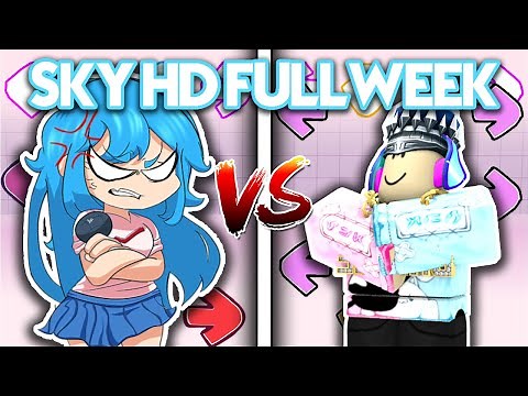 DESTROYING VS SKY HD MOD IN FRIDAY NIGHT FUNKIN' (FNF Mod)