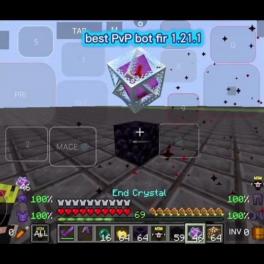 best PvP bot #minecraft #pvp #pvpbot #java #prismlivestudio