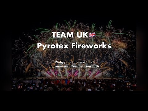 4K| 🇬🇧United Kingdom's Pyrotex Fireworks | Philippine International Pyromusical Competition - 2026
