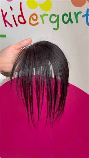 Undetectable! BFF didn’t notice I’m hiding gray hair😜 #RealisticBangs #UndetectableWig#wigstyling #hairextension #hairtips