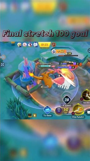 Pokémon Unite Final Stretch 100 Of Goal | #shorts #pokémonunite #xgaming