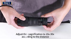 Watch occer Zoom Monocular 10-30x30 for Bird Watching on Amazon Live
