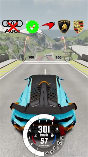 Which HyperCAR pass the jump test? | #beamngdrive #beamng