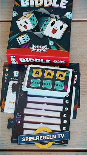 BIDDLE Würfelspiel von AMIGO Unboxing | Spielregeln TV
