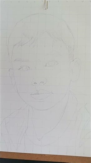 วาดภาพเหมือน โดยวิธีตีสเกล #วาดภาพเหมือน