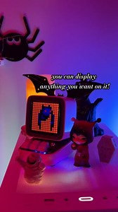 Divoom Ditoopro Pixel Art Speaker with LED Display, Portable Bluetooth Speaker, Smart Alarm Clocks, Retro Aesthetic Decor for Kitchen, Bedroom, Office, White