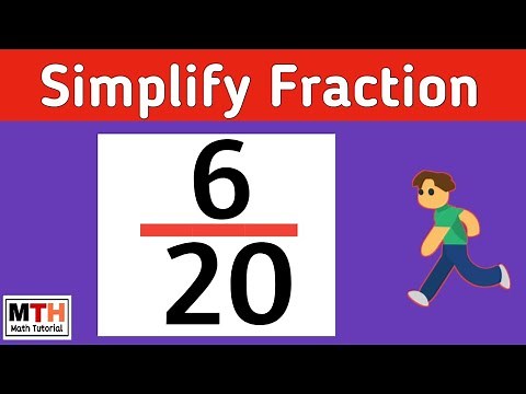 How to simplify the fraction 6/20