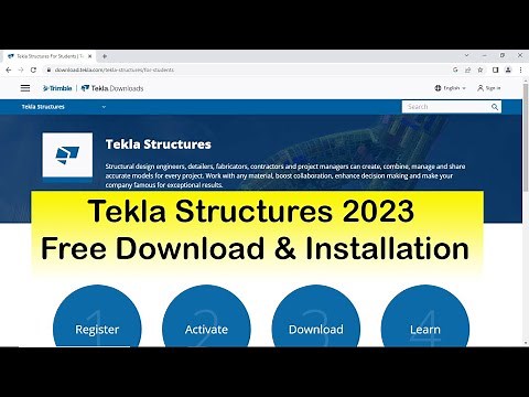 Tekla Structures 2023 Free Download and Installation
