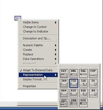 LabVIEW Tips: Change the datatype of a constant
