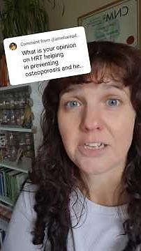 "Do we need HRT to prevent osteoporosis and heart disease?" | Menopause Q&A - Natural alternatives