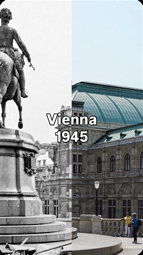 Wien, 1945. Eine Stadt, zerstört durch den Krieg — wieder aufgebaut mit der Zeit. | Old New Vienna