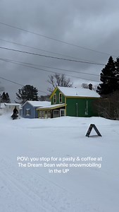 Att: Michigan's UP snowmobilers! Grab & go hot coffee, pasties, & baked goods are waiting for YOU at The Dream Bean in Grand Marais, MI. Everything is made from scratch to help fuel you on the trail 😎☕️🤘🏼 #MichiganSnowmobiling #michigansledders #snowmobilingislife #MichiganSledGirls #michigansupperpeninsula | The Dream Bean