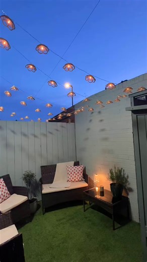 21K views · 26 reactions | When the sun clocks off, the string lights clock in ✨ | Wayfair | Facebook