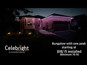 Permanent Holiday Lights from DS Installations powered by Celebright - YouTube