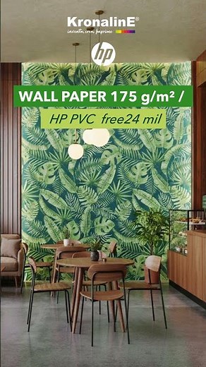 🎨 HP PVC-free Wall Paper 175 g/m² / 7 mil: expresión sostenible para tus muros 🌿