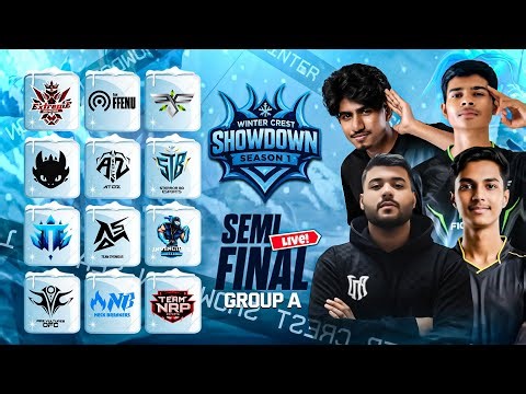 [🔴LIVE] WINTER CRESTS SHOWDOWN S1 SEMI FINAL HOSTED BY- ROGUE NATION E-SPORTS ORG.