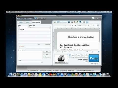How to locate your DYMO Label Software saved label on a Mac