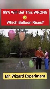 Which Balloon Goes Highest? 🤔 Think Again!#experiment #physics #science