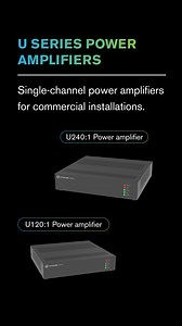 When it comes to Dynacord's U Series amplifiers, reliability and practicality are at the core. Dynacord's U Series features six ultra-compact, cost-effective mixer and power amplifier models, which are ideal for straightforward installations in smaller commercial spaces. All models can be deployed in standalone applications and seamlessly integrated into existing installations. Contact us today to see if the U Series is a good fit for your business or venue! | Dynacord