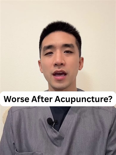 Feeling sore or flu-like after acupuncture? Don’t panic. It’s not worse. It’s a reset. Your body is releasing years of stored stress. Rest. Hydrate. Sleep. Then notice how light you feel. #Acupuncture #HealingTok #NervousSystemReset #StressRelief #SomaticHealing #Burnout #BodyKeepsTheScore #HolisticHealth #fyp