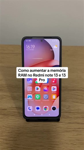 Como aumentar a memória RAM no Redmi note 13 e 13 Pro #redminote13series #xiaomi #dicasandroid