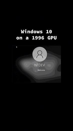 We forced a graphics card from 1996 to render Windows 10. 🦖 This GPU is 19 years older than the operating system. Windows 10 relies heavily on GPU acceleration for the desktop manager (DWM). Since this card has no drivers, the CPU has to draw every single pixel by hand. ✍️ It is painfully slow. It is glitchy. It is perfect. #cursedpc #windows10 #retrohardware #experiment #techtok