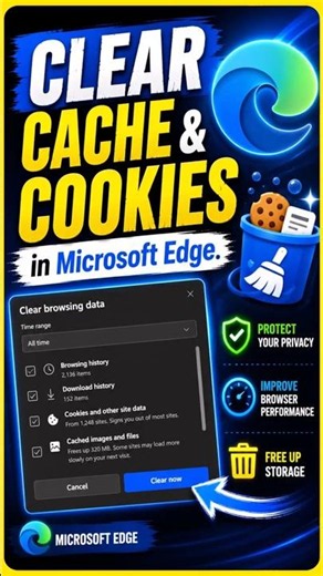 How To Clear Cache And Cookies in Microsoft Edge - ( 2026 )