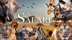 非洲大草原的奇妙野生动物 4K - 野生动物风光影片