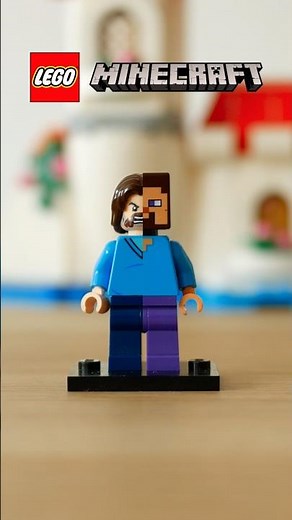 Steve: Game Vs Movie #legominecraft #minecraft #lego