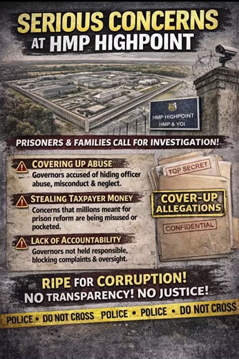 Serious Concerns Raised at HMP Highpoint Inspections