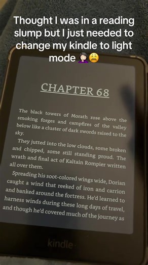 Overcome Reading Slumps with Kindle Light Mode