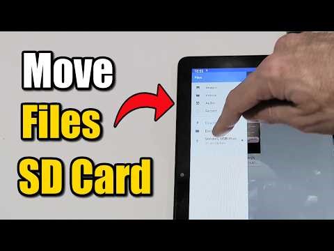 How to Transfer Files to SD Storage or Internal Storage on Amazon FIRE HD 10 Tablet (Best Method)