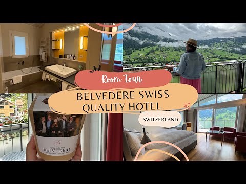 Grindelwald Switzerland: Belvedere Swiss Quality Hotel Executive Room Tour with Eiger Mountain View